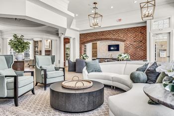 Living Room interior at Enclave Apartments, Midlothian, 23114